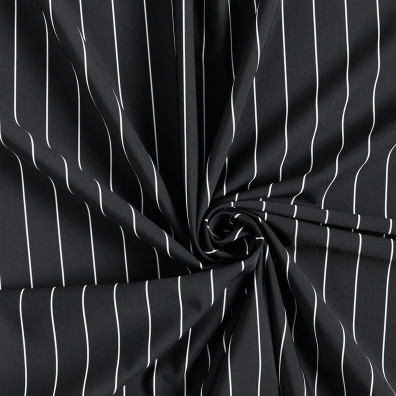 Pružná kalhotovina pruhy – černá/bílá,  image number 3