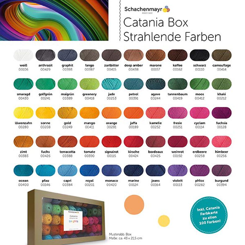 Catania Box Zářivé barvy, 50 x 20g | Schachenmayr,  image number 3