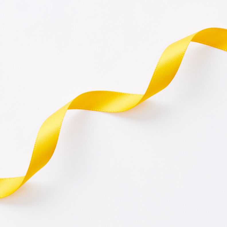 Saténová stuha [9 mm] – sluníčkově žlutá,  image number 3