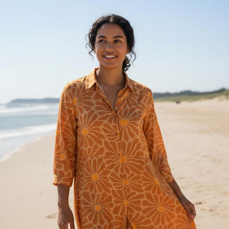 Visk&oacute;zov&yacute; popel&iacute;n květiny &ndash; skořicov&aacute;/karamelov&aacute;,  image number 5