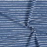 Bavlněný žerzej Klikaté proužky – džínově modrá,  thumbnail number 3
