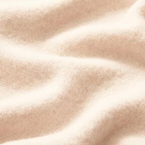 Vlněný fleece z čisté ovčí vlny Jednobarevné provedení – vlněná bílá, 