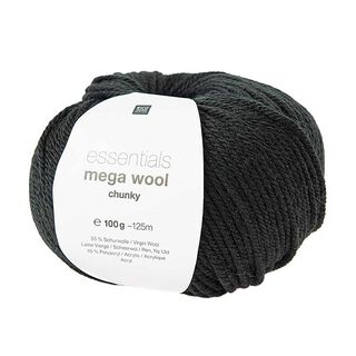 Essentials Mega Wool chunky | Rico Design – černá, 