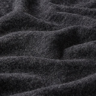 GOTS Fleece z bio merino vlny z kontrolovaného chovu | Albstoffe – antracitová, 