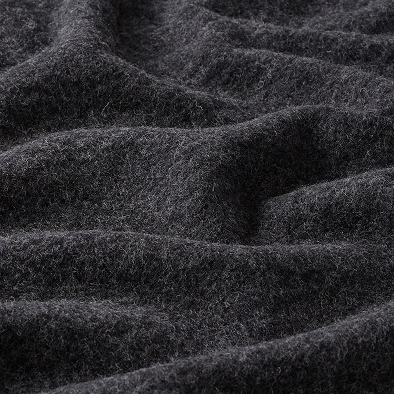 GOTS Fleece z bio merino vlny z kontrolovaného chovu | Albstoffe – antracitová,  image number 3
