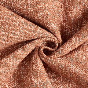 Čalounická látka barevné tkané – terracotta/béžová, 