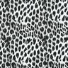 Digitální potisk sněhového leoparda s kartáčovaným vzorem z francouzského froté – černá/bílá,  thumbnail number 1