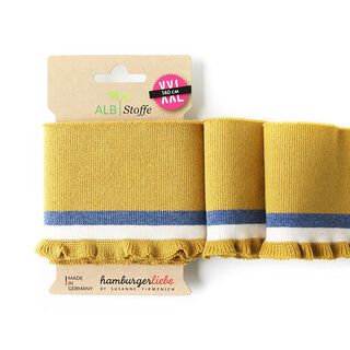 GOTS Bio náplety CUFF ME FRILL [140 cm | 8 cm] | Albstoffe | Hamburger Liebe, 
