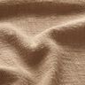Bavlněná tkanina lněného vzhledu – pískove hnědá,  thumbnail number 2