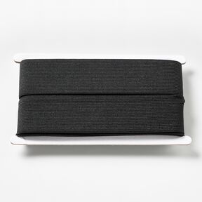 Hladká gumová stužka [3 m | 40 mm] – černá, 