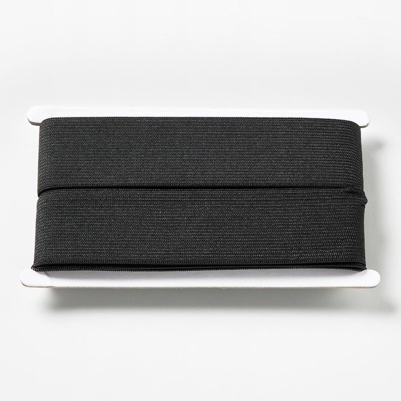 Hladká gumová stužka [3 m | 40 mm] – černá,  image number 1