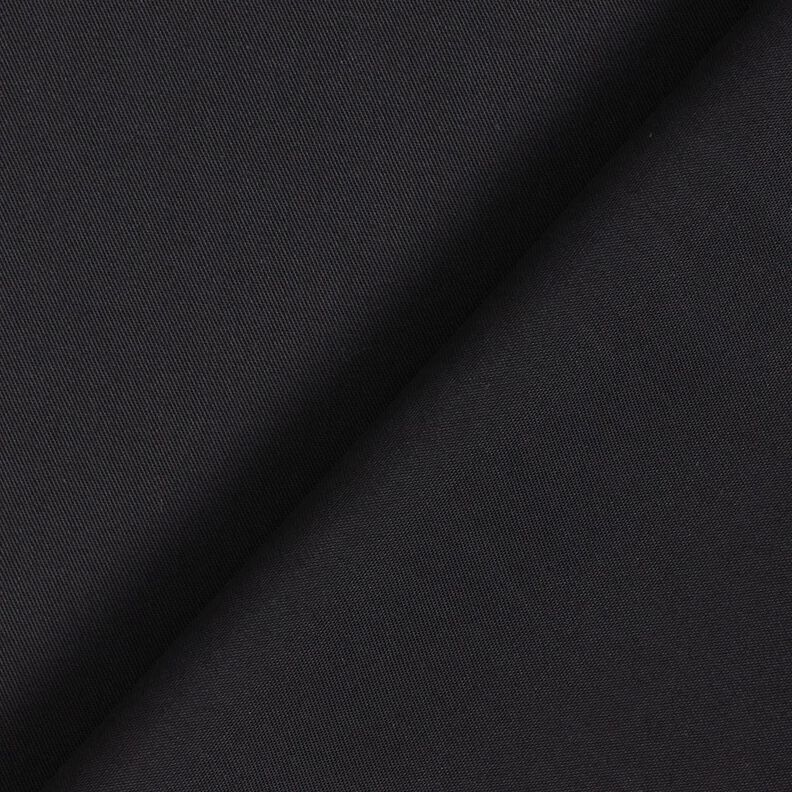 Tkanina na halenku Lyocell Uni – černá,  image number 3