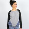 FRAU LILLE – raglánová mikina s šikmými dělicími švy, Studio Schnittreif | XS - XXL,  thumbnail number 6