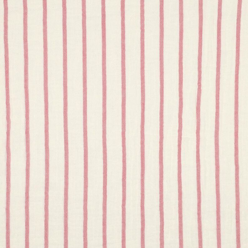 Mušelín / dvojitá mačkaná tkanina Barevné pruhy příze | Poppy Fabrics – pastelově fialová/vlněná, image number 1