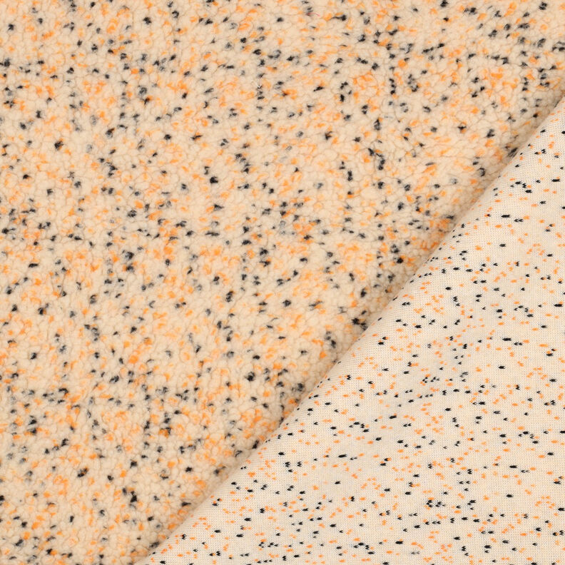 Plyš teddy Tvíd Melír | Poppy Fabrics – béžová, image number 5