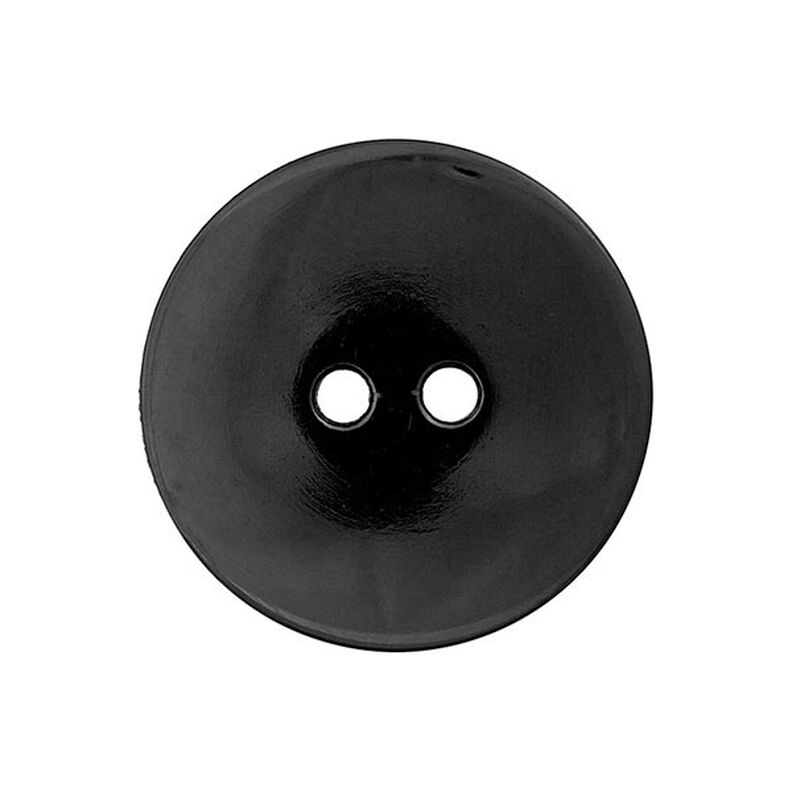 Halenkový knoflík jednobarevný - černá,  image number 1