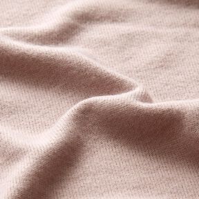 Jemný úplet Žerzej Jednobarevné provedení – světle starorůžová, 