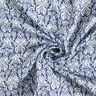 Mušelín / dvojitá mačkaná tkanina Tradiční vzor – bílá/indigová,  thumbnail number 4