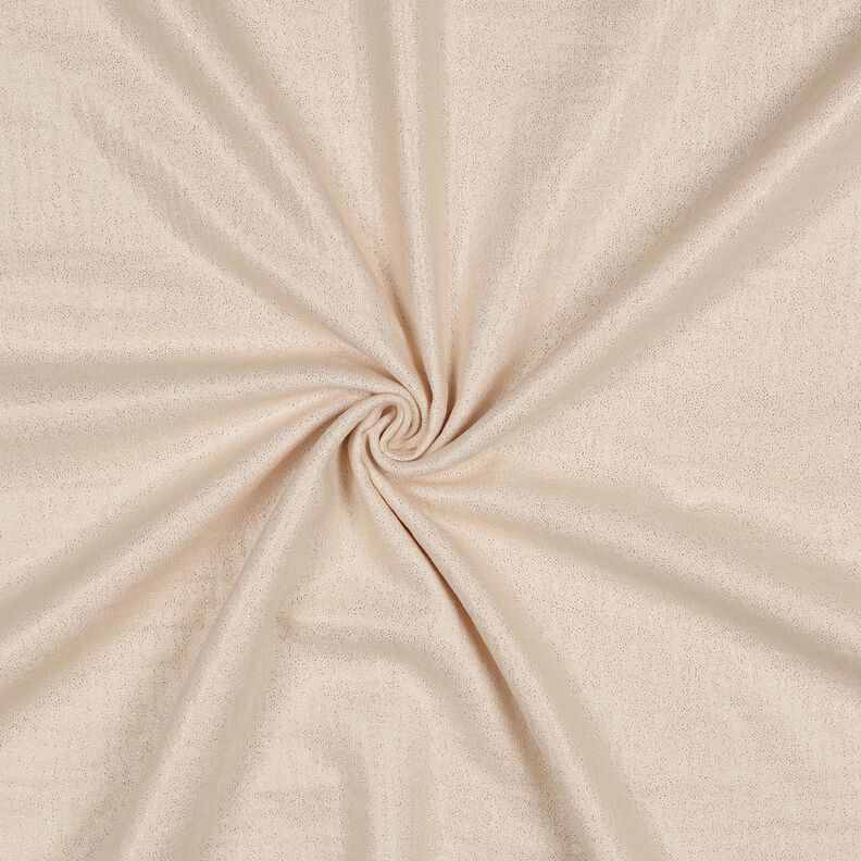 Mušelín / dvojitá mačkaná tkanina Jemné třpytivé puntíky | Poppy Fabrics – písková,  image number 1